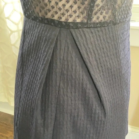 Barney’s NY Navy Lace Detail Dress sz 4 - Picture 14 of 17